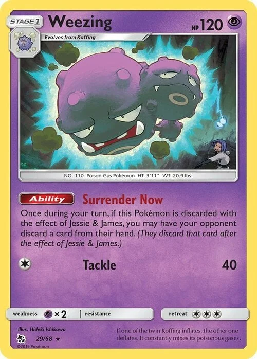 Weezing — Hidden Fates