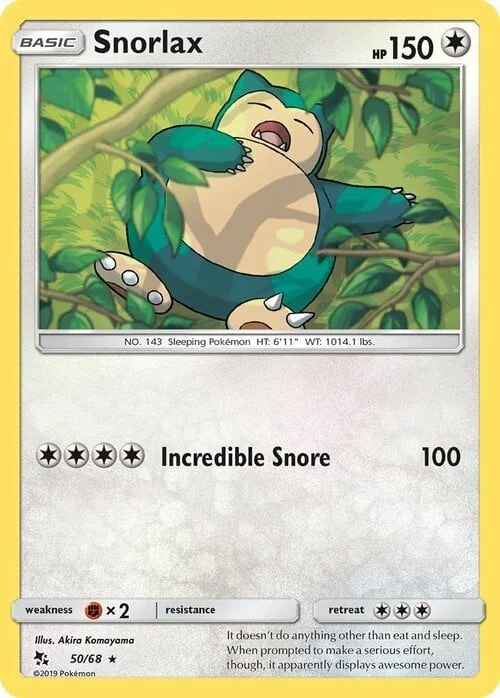 Snorlax — Hidden Fates