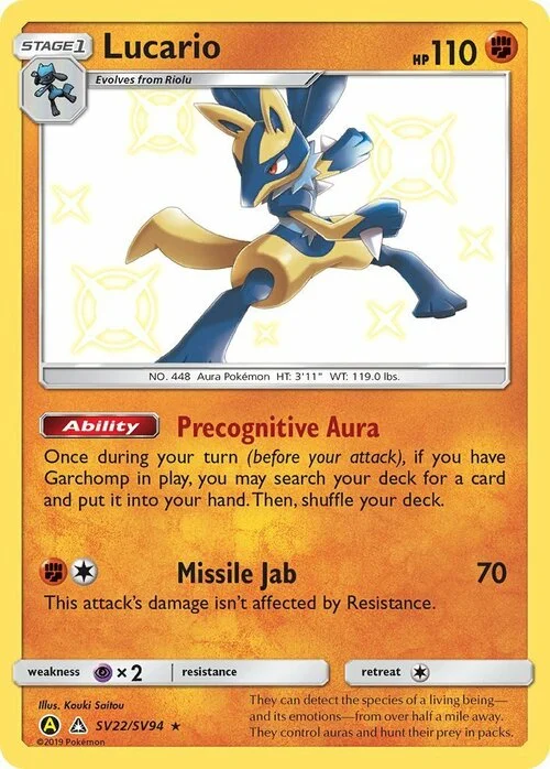 Lucario — Hidden Fates