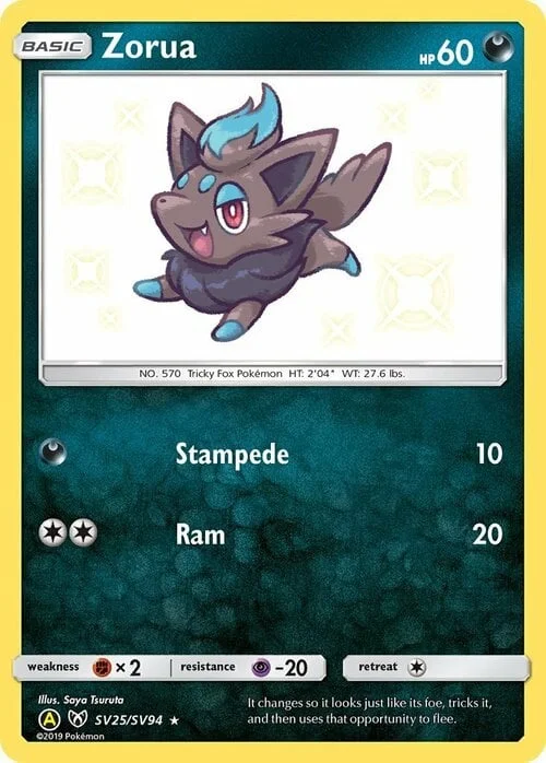 Zorua — Hidden Fates