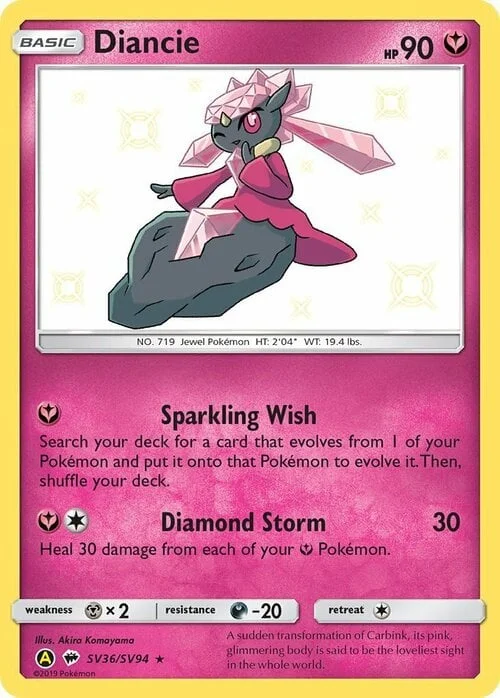 Diancie — Hidden Fates