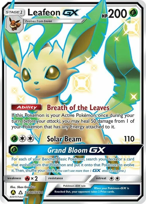 Leafeon GX — Hidden Fates