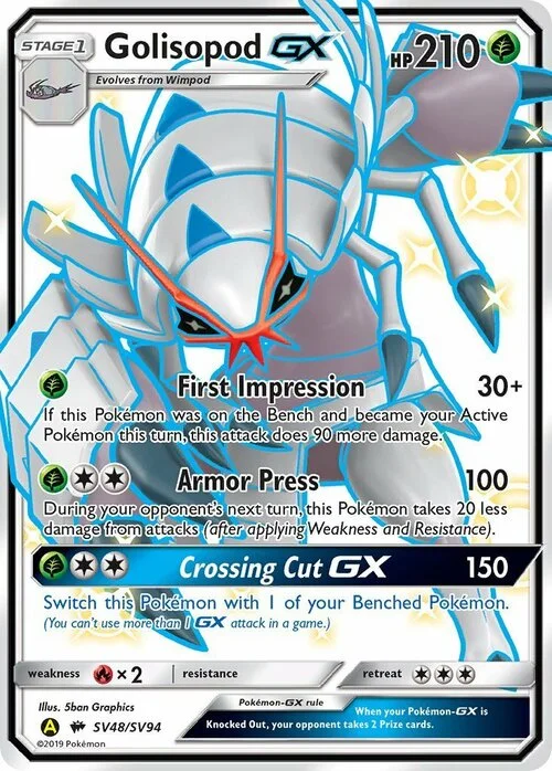 Golisopod GX — Hidden Fates