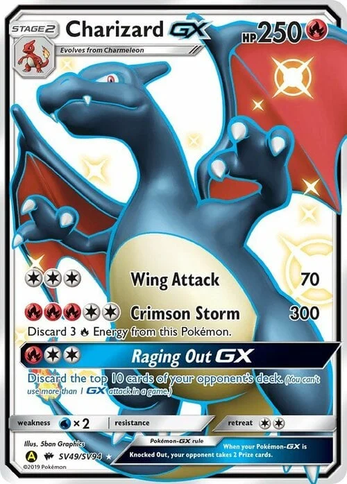 Charizard GX — Hidden Fates
