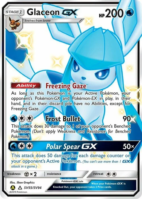 Glaceon GX — Hidden Fates