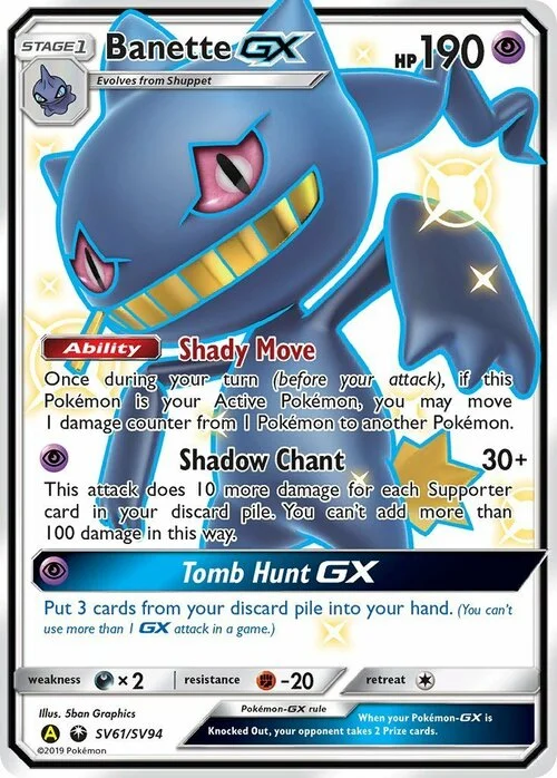 Banette GX — Hidden Fates