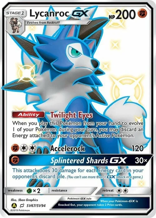 Lycanroc GX — Hidden Fates