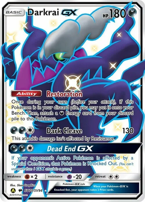 Darkrai GX — Hidden Fates