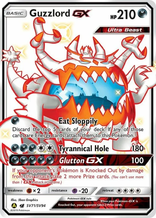 Guzzlord GX — Hidden Fates
