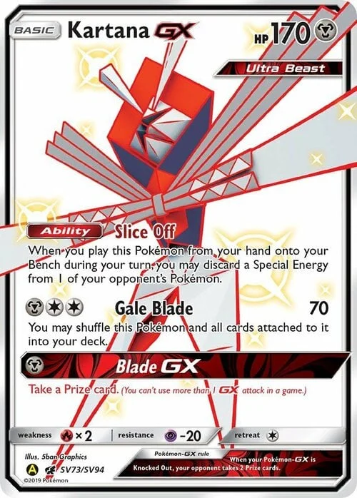 Kartana GX — Hidden Fates