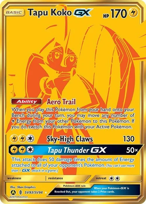 Tapu Koko GX — Hidden Fates