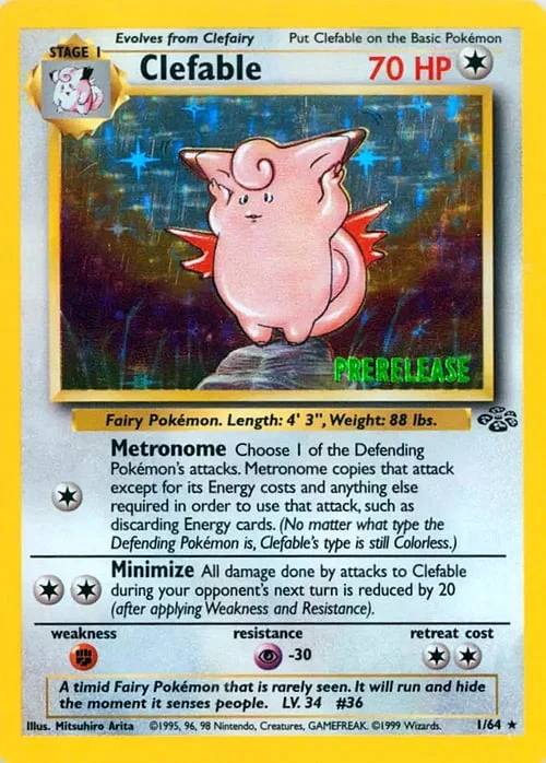 Clefable — Prerelease Promos