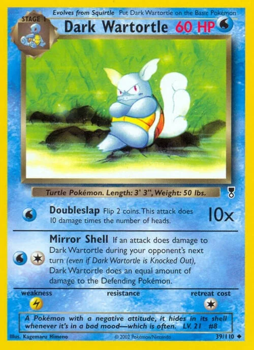 Dark Wartortle — Legendary Collection
