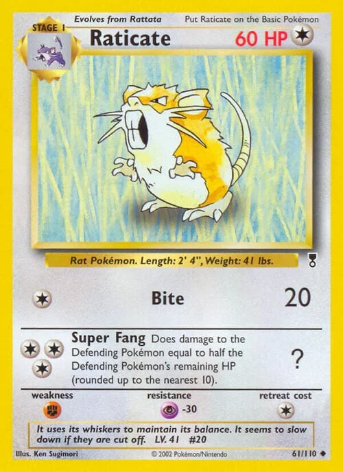 Raticate — Legendary Collection