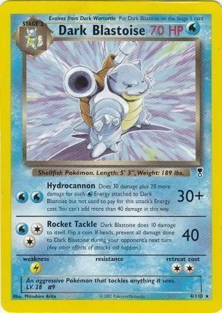 Dark Blastoise — Theme Deck & Blisters Exclusives