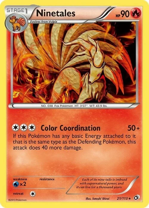 Ninetales — Legendary Treasures