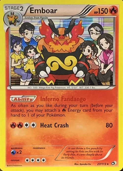 Emboar — Legendary Treasures