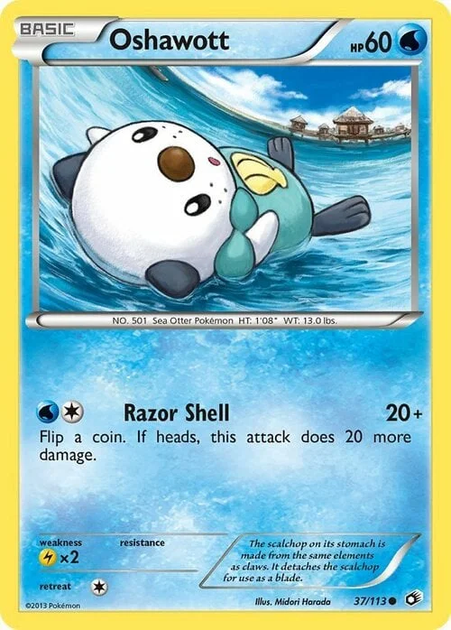 Oshawott — Legendary Treasures