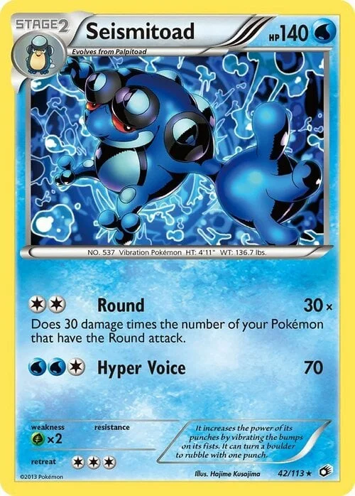 Seismitoad — Legendary Treasures