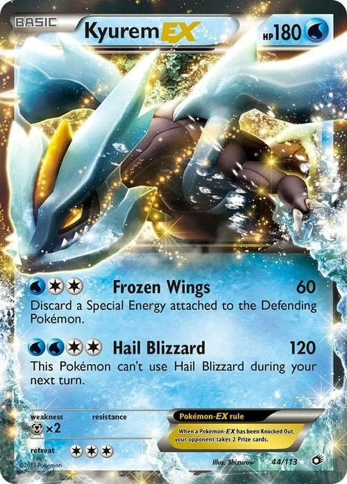 Kyurem EX — Legendary Treasures