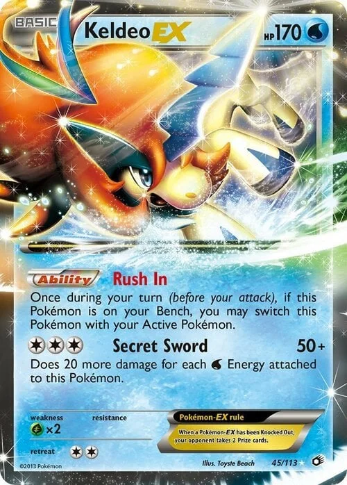 Keldeo EX — Legendary Treasures