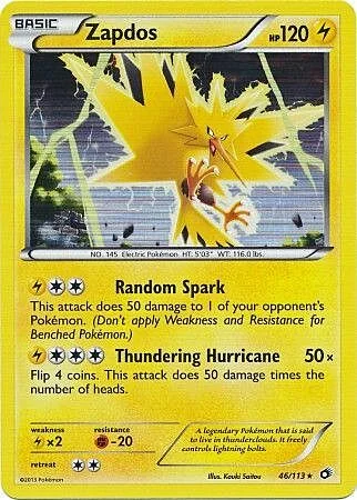 Zapdos — Legendary Treasures