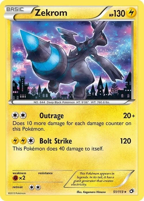 Zekrom — Legendary Treasures