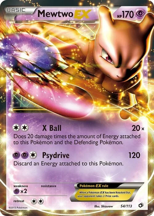 Mewtwo ex — Legendary Treasures