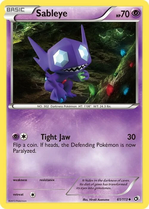 Sableye — Legendary Treasures