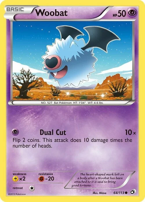 Woobat — Legendary Treasures