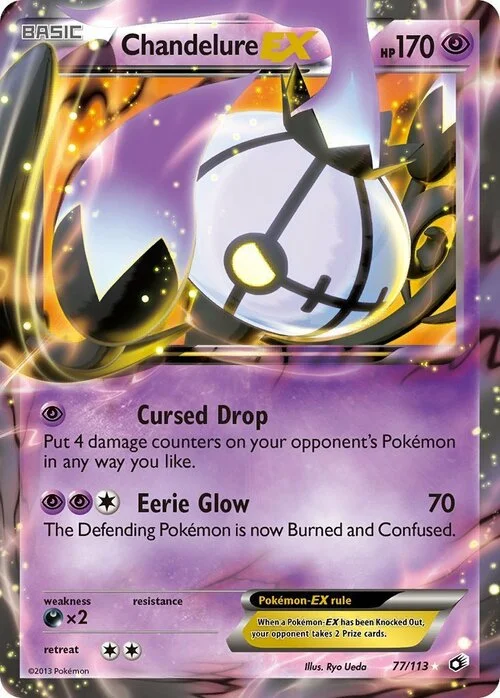 Chandelure EX — Legendary Treasures