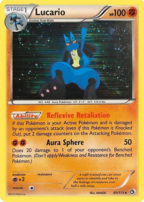 Lucario — Legendary Treasures
