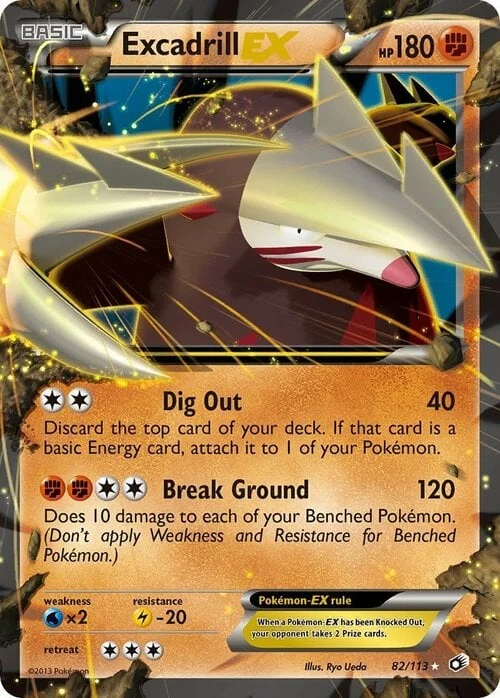 Excadrill EX — Legendary Treasures