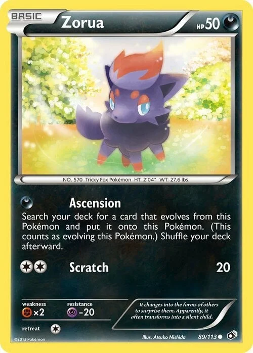 Zorua — Legendary Treasures