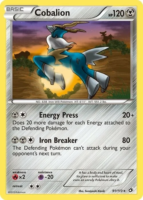 Cobalion — Legendary Treasures