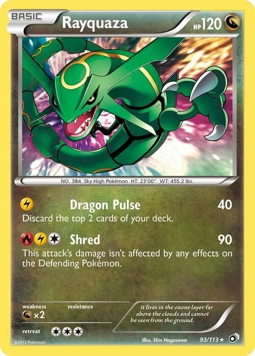 Rayquaza — Legendary Treasures