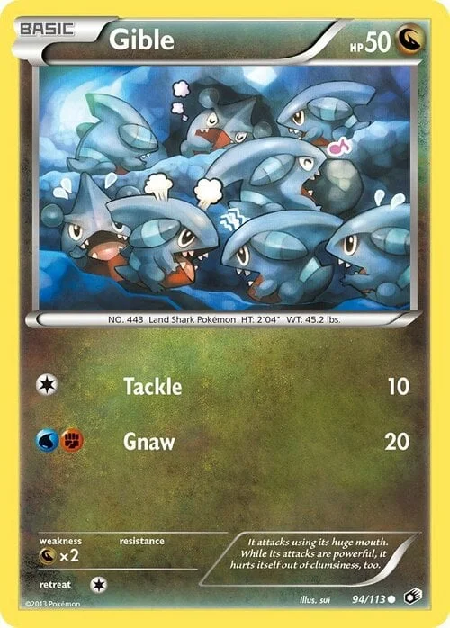 Gible — Legendary Treasures