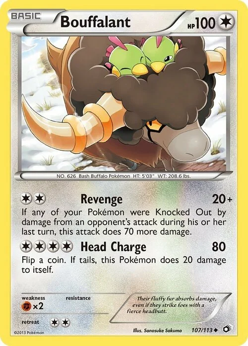 Bouffalant — Legendary Treasures