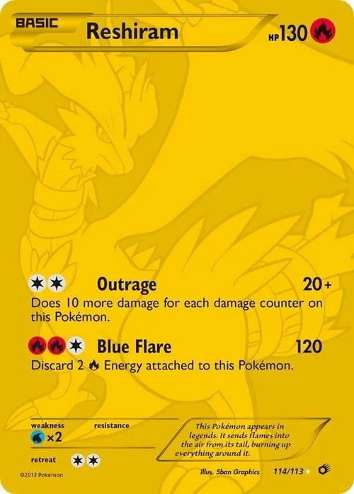 Reshiram — Legendary Treasures