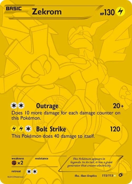 Zekrom — Legendary Treasures