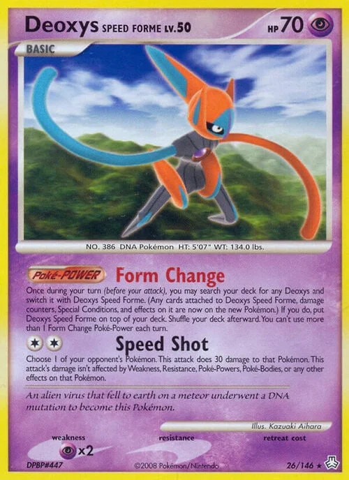 Deoxys Speed Forme Lv.50 — Legends Awakened