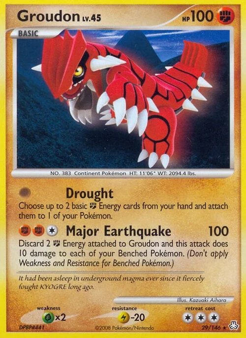 Groudon Lv.45 — Legends Awakened