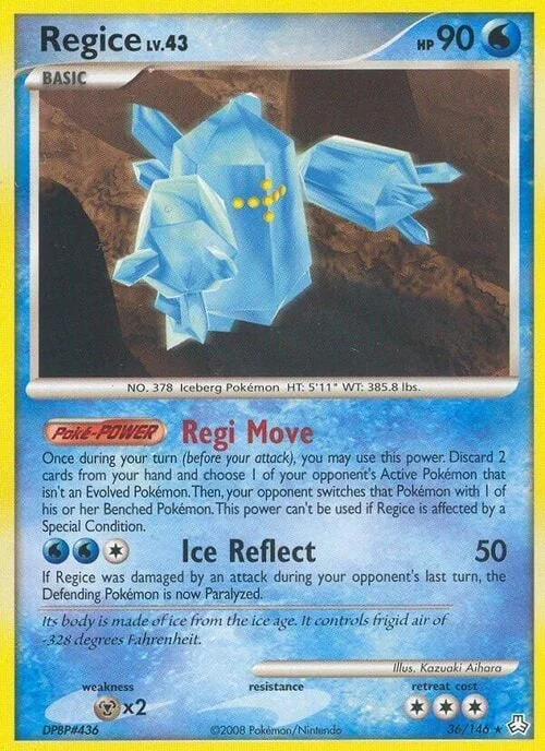Regice Lv.43 — Legends Awakened