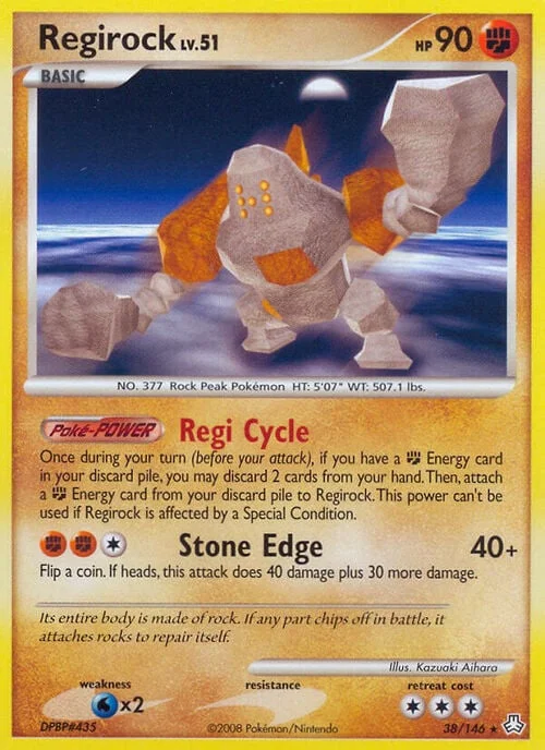 Regirock Lv.51 — Legends Awakened