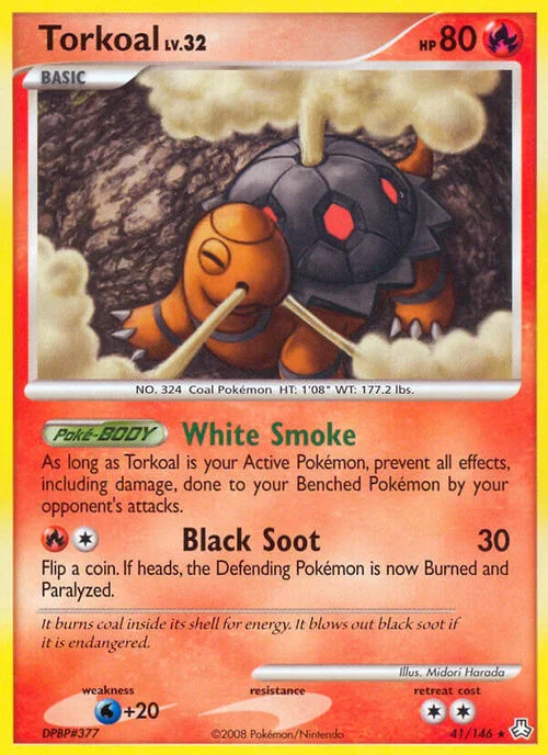 Torkoal Lv.32 — Legends Awakened