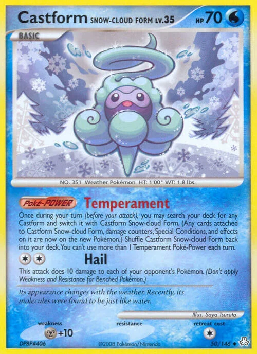 Castform Snow-Cloud Form Lv.35 — Legends Awakened