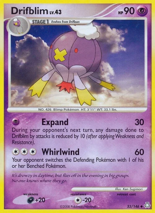 Drifblim Lv.43 — Legends Awakened