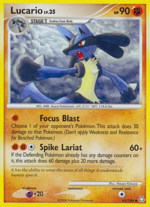 Lucario Lv.35 — Legends Awakened