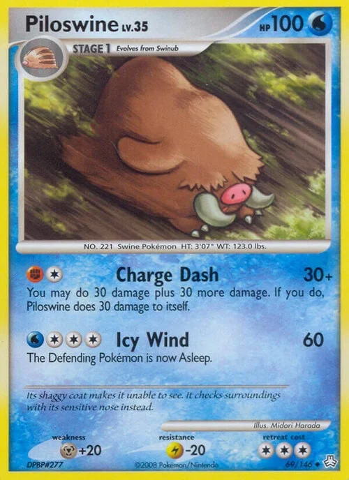 Piloswine Lv.35 — Legends Awakened