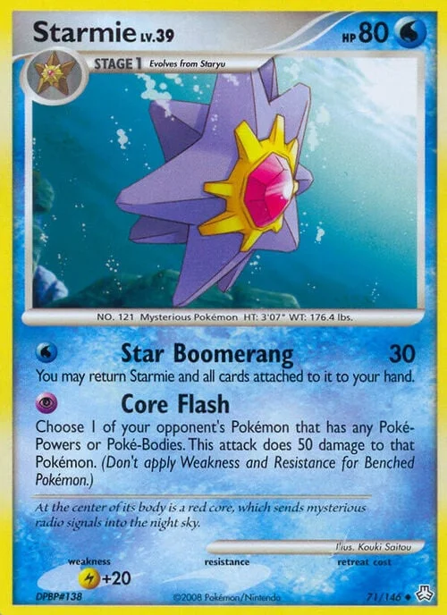 Starmie Lv.39 — Legends Awakened